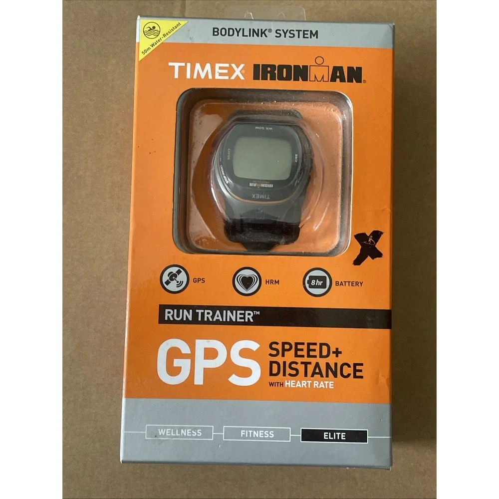 2013 Timex IRONMAN GPS fitness watch complete body link system T 5K575